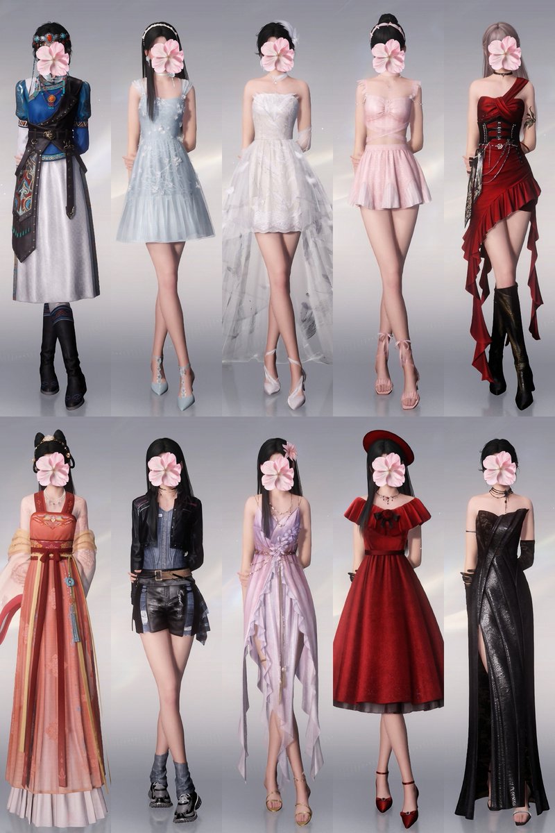 malicemizerlus's tweet photo. All event outfits of sylus's MC until now 

Each and every one of them is so unique and gorgeous i love it sm https://t.co/W0y4sgDHkR