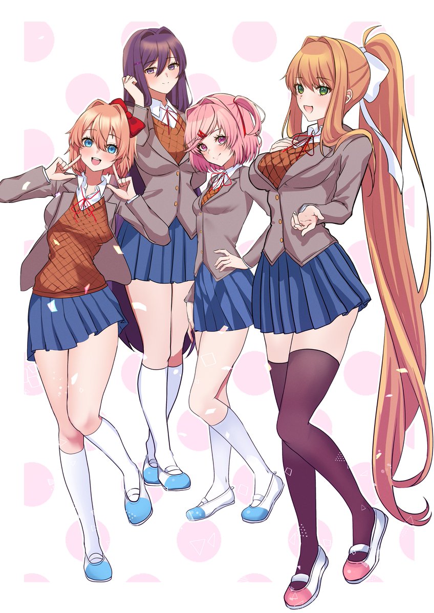 mitarou_sk's tweet photo. Happy 9th Anniversary DDLC!🎉🥂 https://t.co/2528TrPdsn