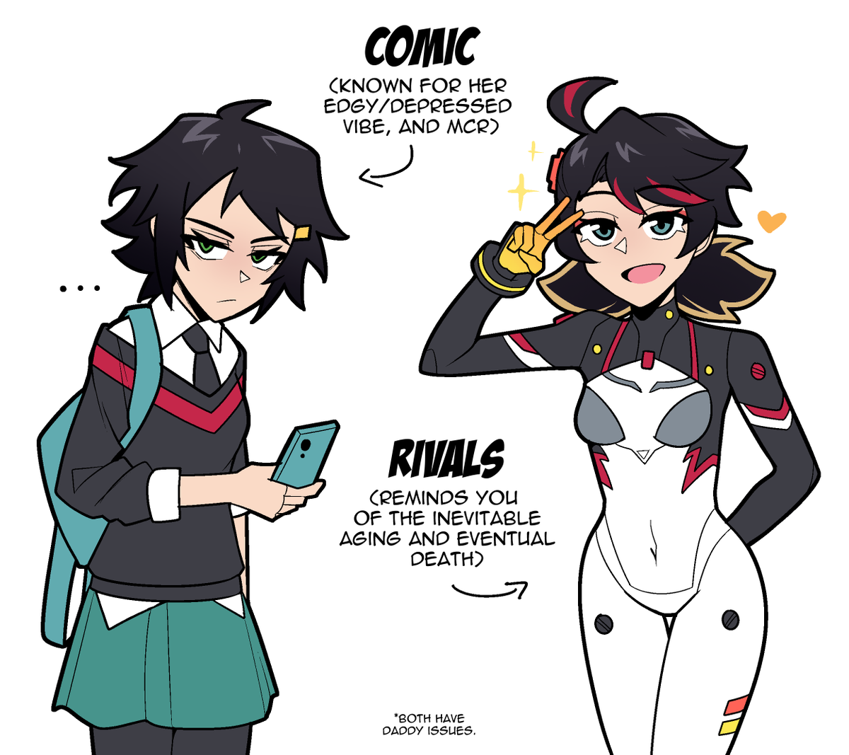 RophaClaraBluer's tweet photo. comic or rivals https://t.co/Z420KsU0dU