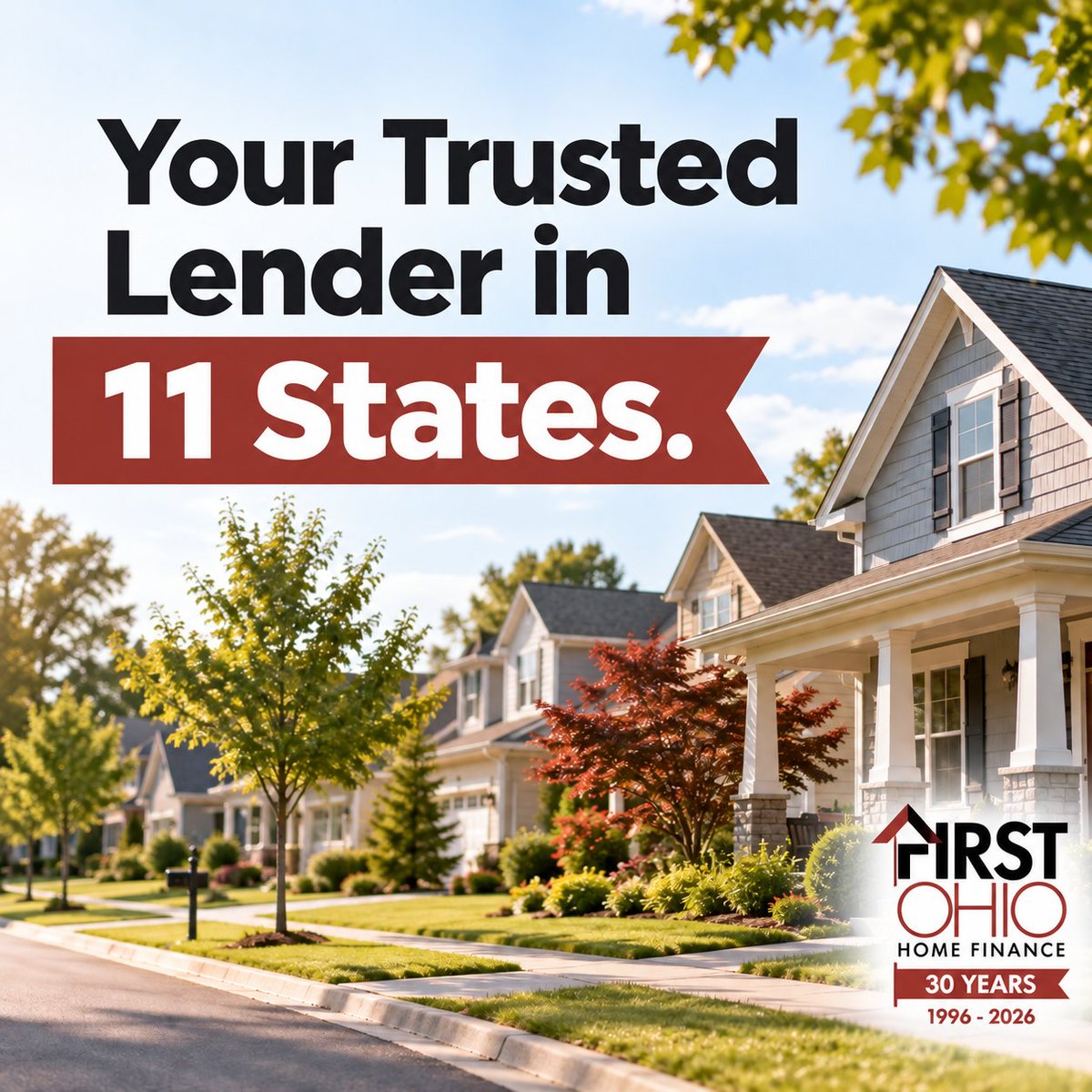 FirstOhioHome's tweet photo. As a licensed mortgage lender in 11 states, First Ohio Home Finance is here to guide you through the mortgage process! Ready to buy your first home or explore your options? We've got you covered! 

#MortgageLender #HomeLoans #HomeBuying #Mortgage #Homeownership https://t.co/ROdfoFe9Hh