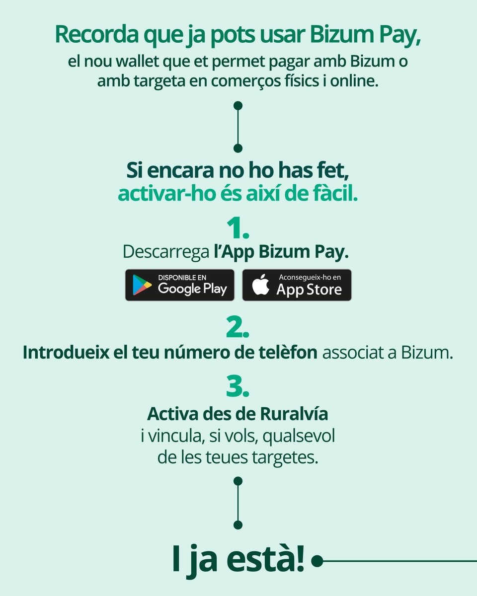 caixapopular's tweet photo. Som una de les entitats pioneres en el llançament de Bizum Pay a clients! 📲

Paga en botigues i online amb el mòbil, triant entre Bizum o targeta. 💳

Per a comerços: cobra directament al teu TPV actual. 🛍️

Ja disponible! https://t.co/WpaPciAmkd