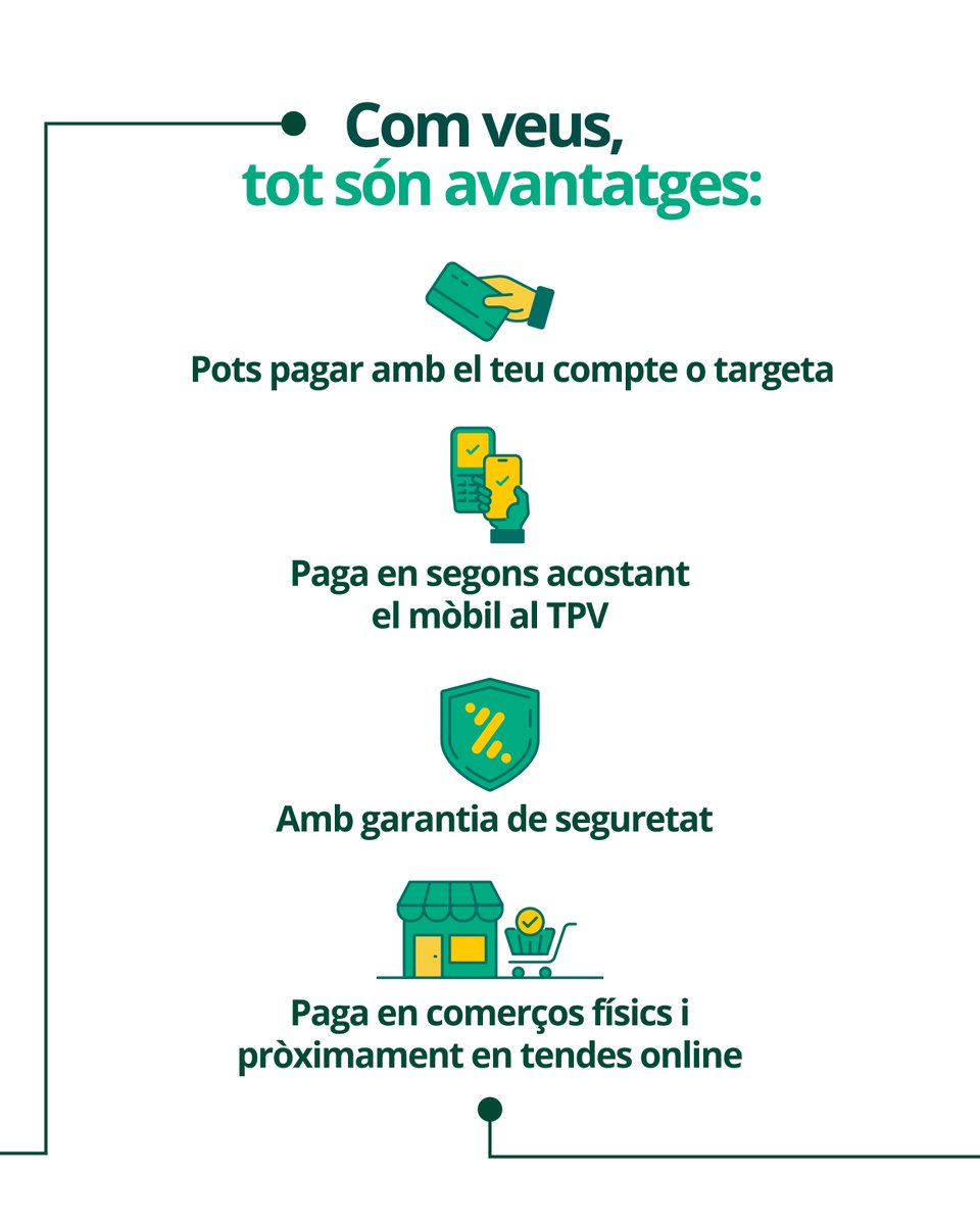 caixapopular's tweet photo. Som una de les entitats pioneres en el llançament de Bizum Pay a clients! 📲

Paga en botigues i online amb el mòbil, triant entre Bizum o targeta. 💳

Per a comerços: cobra directament al teu TPV actual. 🛍️

Ja disponible! https://t.co/WpaPciAmkd