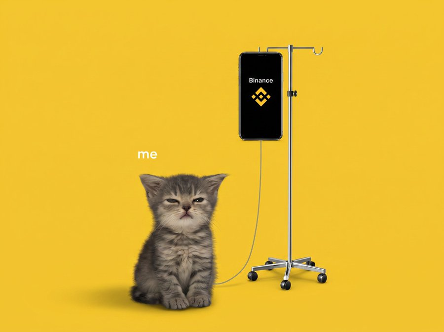 BinancePk's tweet photo. Catto needs vitamin B https://t.co/23aaNNOwln