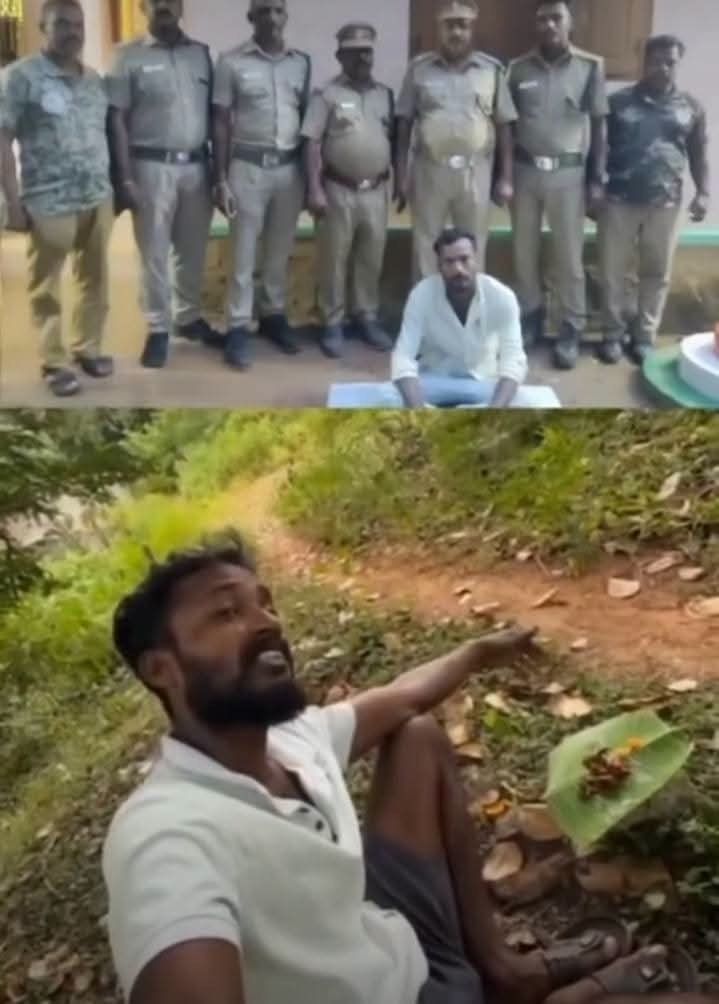 BS_Prasad's tweet photo. முதல் படத்தில் இருப்பவ���் கன்னியாகுமரி மாவட்டத்தைச் சார்ந்த டைமன் கிஷோர் என்னும் இளைஞர். கடந்த சில தினங்களுக்கு முன்பு ஒரு நீர் காக்காவை பிடித்து சுட்டு சாப்பிட்டு விட்டதாக கூறப்படுகிறது. நீர் காக்கா Scheduled வகை பறவை, (நீர் காக்கா அட்டவணை பிரிவு பறவை என்று எனக்கு இன்று தான் தெரியும், நான் பள்ளிச் சிறுவனாக இருக்கும்போது ஒருமுறை ஒரு எங்க ஊர் குளத்தில் ஒரு நீர் காக்காவை கல்லை தூக்கி எறிந்து இருக்கிறேன், நல��ல வேலை அந்த கல் அந்த காக்கா மீது படவில்லை என்பதால் இப்போது வழக்கு பதிவு செய்ய மாட்டார்கள் ) அதாவது அட்டவணை பிரிவு பறவை என்பதால், அதை பிடிப்பதற்காக காவல்துறை, வனத்துறை, தீயணைப்பு படை ஊர்க்காவல் படை என்று பல்வேறு பாதுகாப்பு படைகளைச் சார்ந்த உயர் அதிகாரிகள் அடங்கிய ஒரு குழு ஆயுதங்களுடன் சென்று, வலை வீசி தேடி பிடித்து, வழக்கு பதிவு செய்து சிறையில் போட்டு விட்டார்கள்.

ஒரு நீர் காக்காவை பிடித்து சுட்டு சாப்பிட்��தாக கூறப்படும் ஒரு சம்பவம். அதற்காக இவ்வளவு பெரிய அதிகாரிகள் குழு, ஆயுதங்களுடன் சென்று தேடுதல் வேட்டை நடத்தி, பிடித்து, வழக்குப்பதிவு செய்து, சிறையில் அடைக்கும் அளவுக்கு சட்டம் தனது வேலையை மிக வேகமாக செய்து முடித்து விட்டது.

இரண்டாவது படத்தில் இருப்பவர் வீரமணி. இவர் சுமார் 20க்கும் மேற்பட்ட இளம் சிறுமிகளை பாலியல் பலாத்காரம் செய்ததாக கூறப்படும் வீடியோக்கள் காவல்துறைக்கு சென���று இருக்கிறது. காவல்துறையும் வழக்கு பதிவு செய்திருக்கிறது. ஆனால் வீடியோவில் வரும் முகம் இவருடைய முகம் போல இல்லை, தெளிவாக இல்லை என்று கூறி வழக்கை மூடி விட்டதாக தகவல் வெளியாகியுள்ளது. மேலும் இந்த வழக்கை மூடுவதற்கு ரூ.40 கோடி வரை லஞ்சம் கொடுத்ததாகவும் குற்றச்சாட்டு சொல்லப்படுகிறது. இந்த குற்றச்சாட்டு உண்மையா இல்லையா என்பதை விசாரணைதான் முடிவு செய்ய வேண்டும்.

ஆனால் இங்கேதான் பொதுமக்களுக்கு மிகப்பெரிய கேள்வி வருகிறது.

ஒரு பறவையை சுட்டு சாப்பிட்டதாக கூறப்படும் ஒருவரை பிடிப்பதற்கு இவ்வளவு ப��ரிய அதிகாரிகள் படை களத்தில் இறங்குகிறது. ஆனால் 20க்கும் மேற்பட்ட இளம் சிறுமிகள் தொடர்பான பாலியல் குற்றச்சாட்டுகள், வீடியோ ஆதாரங்கள் என்று கூறப்படும் ஒரு வழக்கில் விசாரணை எப்படி நடந்தது? ஏன் அந்த வழக்கு மூடப்பட்டது? யார் அந்த வழக்கை மூட முடிவு செய்தார்கள்? அந்த முடிவுக்கு பின்னால் யார் இருந்தார்கள்? உண்மையிலேயே பணம் கைமாறியதா? என்பதுதான் இப்போது பொதுமக்கள் கேட்கும் கேள்விகள்.

பொது மக்களின் உயிருக்கும் உடமைக்கும் பாதுகாப்பாக செயல்பட வேண்டிய காவல்துறை எப்படி பணத்தை வாங்கிக்கொண்டு நேர்மையற்ற முறையில் செயல்படுகிறார்கள் என்பதற்கு இந்த இரண்டு சம்பவங்களுமே உதாரணமாக மாறிவிட��் கூடாது என்பதுதான் முக்கியம்.

ஒரு சாதாரண மனிதன் ஒரு பறவையை வேட்டையாடியதாக கூறப்பட்டால், சட்டம் அவனை தேடி கண்டுபிடித்து சிறையில் அடைக்கிறது. ஆனால் அதைவிட பல மடங்கு கொடூரமான குற்றச்சாட்டுகள் ஒரு மனிதன் மீது எழும்போது, ஆதாரங்கள் இருந்தும் பணம் கொடுத்து வழக்கை மூட முடியும் என்ற ஒரு எண்ணம் மக்களிடம் உருவாகிவிட்டால், அந்த நிலைமை எவ்வளவு ஆபத்தானது?

காவல்துறை போன்ற கட்டமைக்கப்பட்ட அமைப்புகளில் குறைந்தபட்சம் உயரதிகாரிகள் ஆவது நேர்மையாக சட்டத்தையும் நீதியையும் நிலைநாட்டும் வகையில் பணிபுரிவார்கள் என்பதுதான் பொதுமக்களின் நம்பிக்கை. அதுகூட இந்த விஷயத்தில் நடக்கவில்லையோ என்ற அச்சம் இப்போது பொதுமக்களுக்கு வந்து விட்டது.

ஒரு பறவையை சுட்டவனை பிடிக்க சட்டம் விழித்துக்கொள்கிறது. ஆனால் ஒரு சிறுமியின் வாழ்க்கை தொடர்பான குற்றச்சாட்டு வந்தால் அதே சட்டம�� தூங்கிவிடக் கூடாது.

சட்டம் பலவீனமானவனை மட்டும் பிடிக்கக் கூடாது. சட்டத்தின் முன் பணம், அதிகாரம், செல்வாக்கு என்று எதுவாக இருந்தாலும் எல்லோரும் ஒரே மாதிரியாக நிற்க வேண்டும். இல்லையென்றால் பொதுமக்கள் க���வல்துறையை பார்த்து கேட்கும் கேள்வி ஒன்றுதான்...

“சட்டம் உண்மையிலேயே எல்லோருக்கும் ஒன்றுதானா?”

முகநூலில் தங்கராஜ் ஜி பதிவு