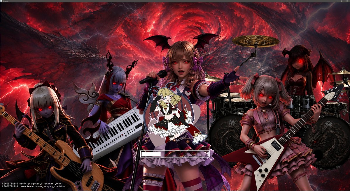 blackonyx2020's tweet photo. マイクラの起動画面変更したヽ(゚∀゚)ノ
FuzzyMenu というModでね
Java版だから統合版は別の使うよ、詳しくは知らない😌
#Minecraft #マイクラ #JavaEdition https://t.co/VO8Hnv1ZD1