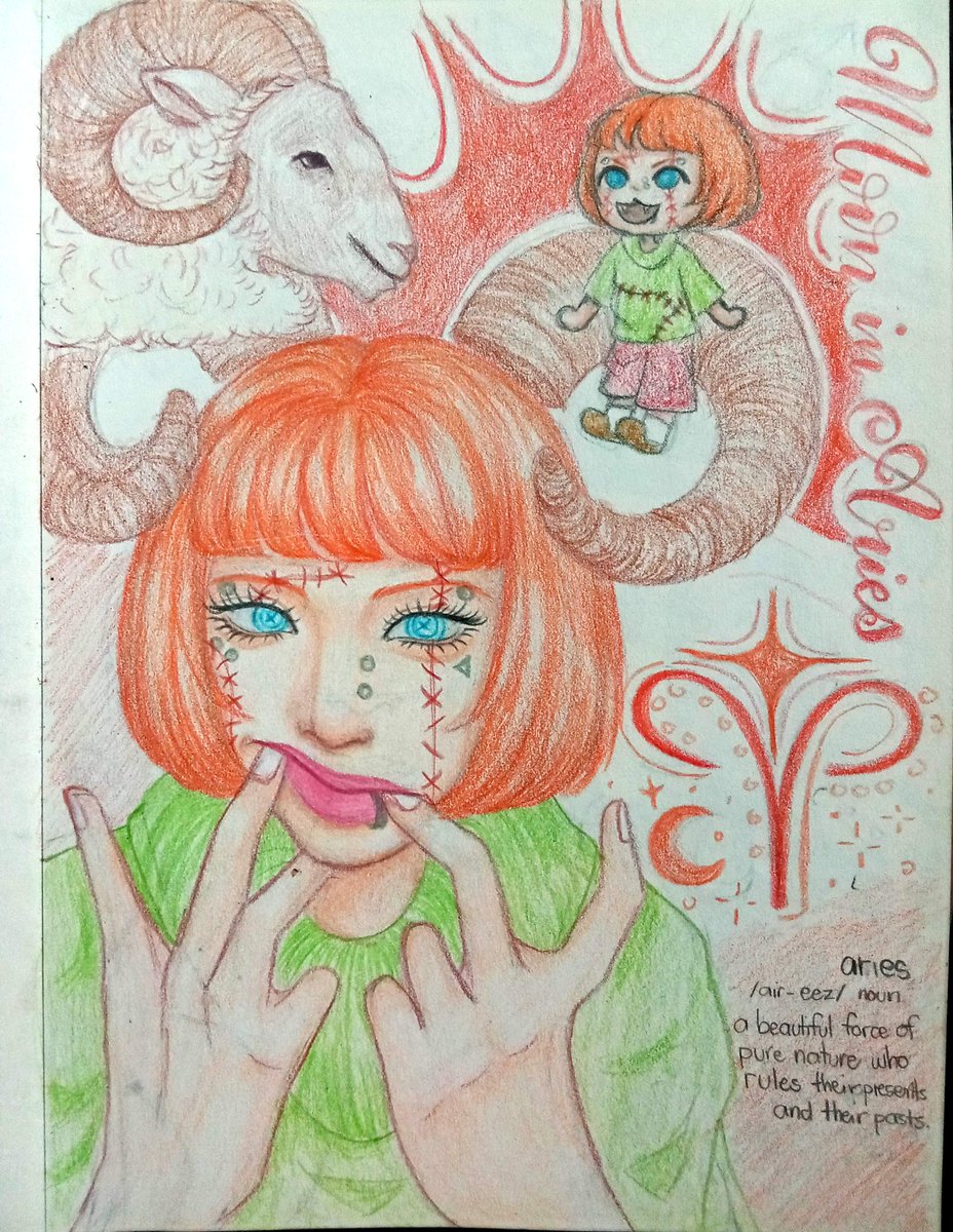 rvriemunch's tweet photo. Aries Moon🐏♈

my OC x Zodiac Placement 
#art #drawing #zodiac #zodiacsign #aries #illustration https://t.co/yrVAp8PJav