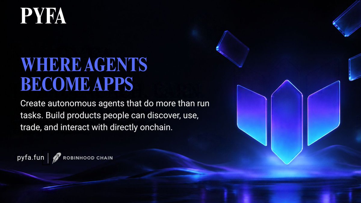 Pyfa_Fun's tweet photo. Post: Beyond simple tasks. 
Build autonomous agents. 
Create onchain apps people can discover and trade. 
Scale your ideas with ease. https://t.co/ZPAJYFF68e