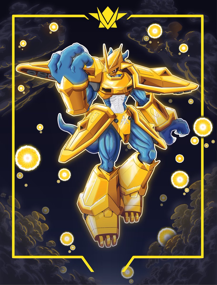 coquitomon's tweet photo. Magnamon: naah i win!

#Digimon #デジモン https://t.co/1UHLSzi4wP