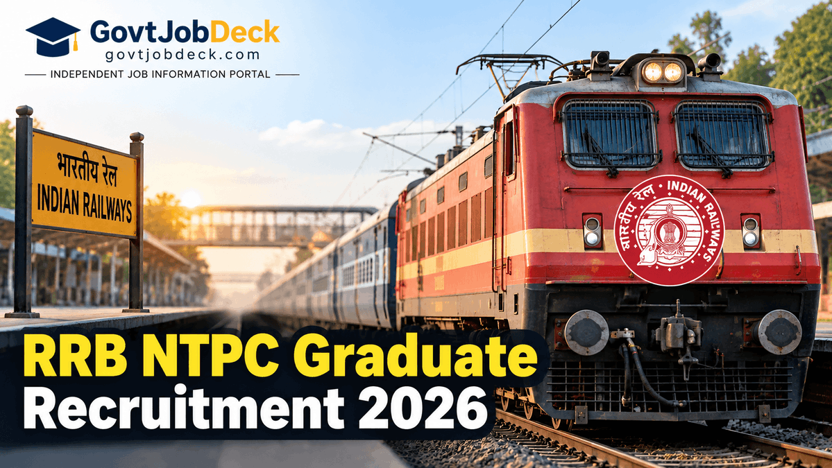 paisatool's tweet photo. 🚨 RRB NTPC Graduate Recruitment 2026
🎯 3,477 tentative vacancies
🎓 Graduate candidates
💰 Pay Level 5 & 6
📅 Apply: 8 Oct – 6 Nov 2026
📋 CEN No. 06/2026
👉 Full Details:
https://t.co/9LSiffYd8q
📝 Apply Online:
https://t.co/HUmuJq36a1
#RRBNTPC #RRBNTPC2026 #RailwayJobs https://t.co/44TmypOzUE
