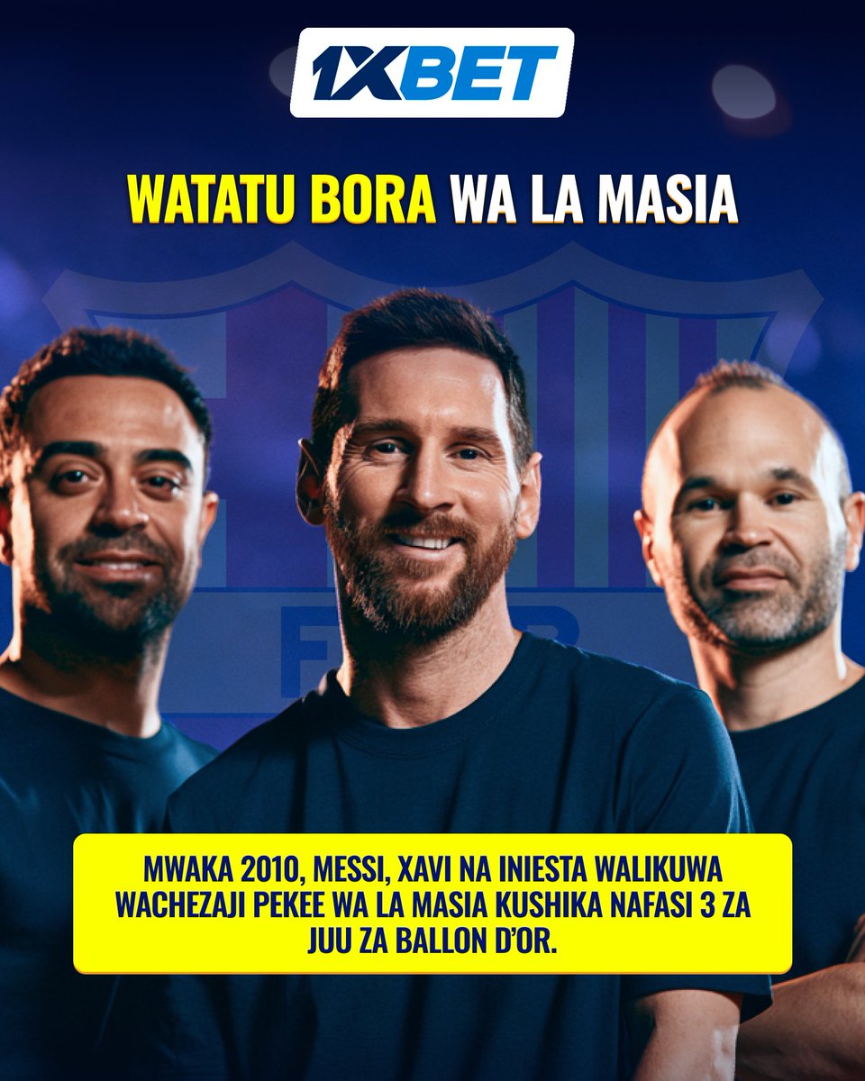 1xbet_co_tz's tweet photo. ZAIDI YA KLUBU 🔵🔴

Kutoka kwa vipaji vya La Masia hadi maonyesho ya kihistoria —
historia ya Barcelona imejaa matukio ya soka yasiyosahaulika.

Ni wakati gani wa Barça unaoupenda zaidi? 👇 https://t.co/nrhYXzimY8