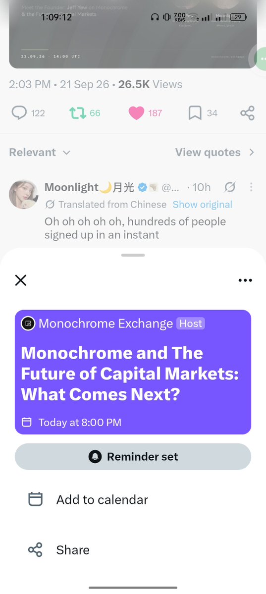 NTopu81272's tweet photo. @Moon1ightSt @Monochrome_EN @jeffyew_ 已完成AMA预约，并参加了直播！期待好运🍀🎁 https://t.co/LMCMKrgqTp