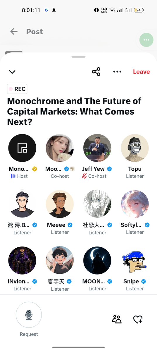 NTopu81272's tweet photo. @Moon1ightSt @Monochrome_EN @jeffyew_ 已完成AMA预约，并参加了直播！期待好运🍀🎁 https://t.co/LMCMKrgqTp