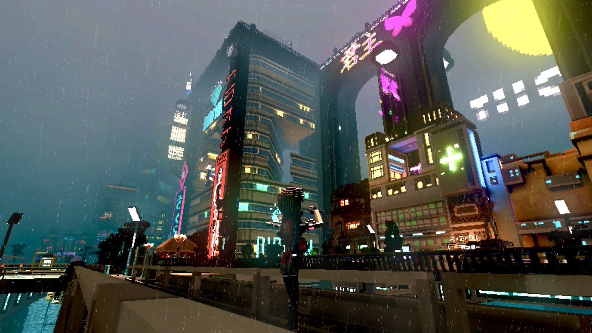 mobchaaan's tweet photo. シンプルに楽しい

 #Cloudpunk  #クラウドパンク https://t.co/i0brDBIict
