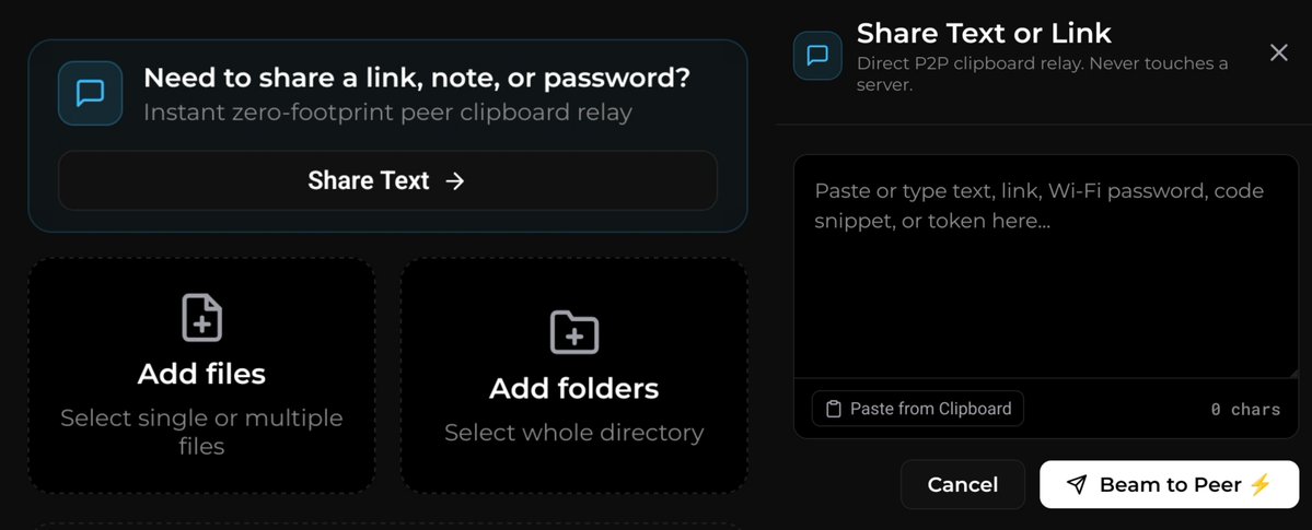 AgentAMAR_'s tweet photo. 🚨 New Feature:
Now you can share texts, notes etc.

Try It: https://t.co/sfEDMesr2r https://t.co/D1qzU7p98p