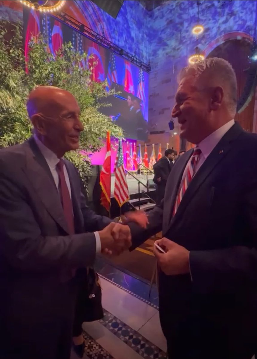 hakana's tweet photo. A century of friendship. A $100B ambition.

Last night in New York, we joined @USTBC and @USChamber's "100 Years of Friendship" dinner, hosted by @hamdiulukaya, as principals of Strategic Advisory Services @SAS_Corporate .

President @RTErdogan 's message was clear: the $100B trade target is within reach, and Türkiye is open for business with emphasis in nuclear, LNG, defense, and high tech.

Hamdi Ulukaya's message was just as clear: this friendship is carried by people who trust each other. The next chapter should create jobs and opportunity for young people in both countries.

Here's our take. $100B won't come from speeches. It will come from:
🔹 U.S. companies clearing regulatory hurdles in Ankara
🔹 Turkish manufacturers finding their footing in Washington
🔹 Deals that don't get lost in translation

That is the work we do every day.
The first 100 years were built by governments. The next 100 will be built by companies and investors.

Great to reconnect with Ambassador @USAMBTurkiye. His exemplary leadership could not have come at a better time for this relationship.

@USEmbassyTurkey @Chobani @USConsIstanbul 

#USTürkiye #100YearsOfFriendship #Türkiye #Trade #Investment #UNGA81 #trade #TrumpErdogan #Trump #Erdogan