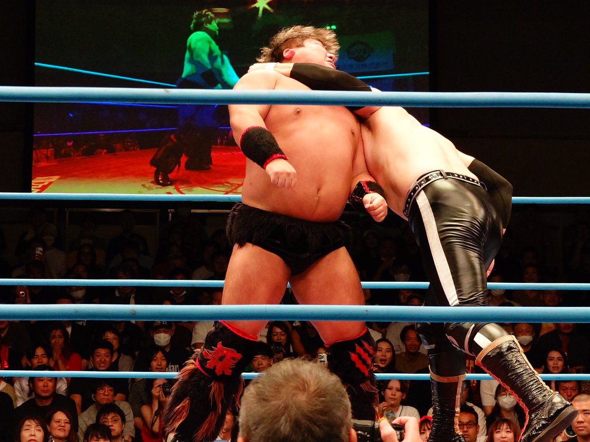 hibiki207's tweet photo. 【本日後楽園大会】
◎潮﨑、鈴木、サッチャー、矢野組VS宮原、綾部、熊嵐、小河組
#ajpw
#王道T2026
#次回後楽園潮﨑諏訪魔組楽しみ🥳 https://t.co/vUFkdQYurE
