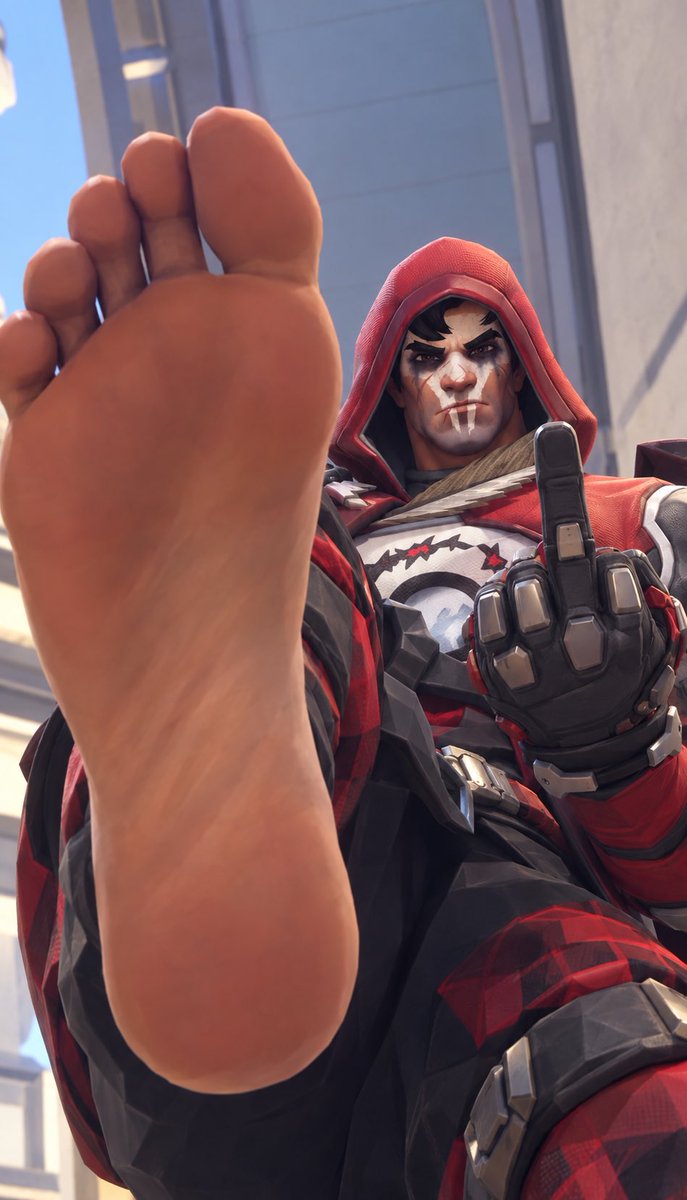 Overwatchfeet's tweet photo. Reaper from Overwatch has a message for you 

#feet #footalpha #gay #gayfeet #overwatch https://t.co/2aHOKrbWow