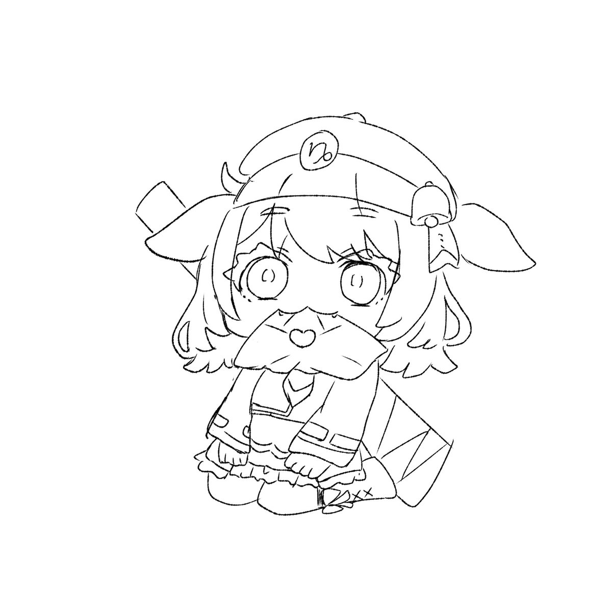 holotsumichan2's tweet photo. つづりちゃんも描いてるᝰ✍🏻
汚い下書きだけどあげとく..笑 https://t.co/rhnkLvOKsZ