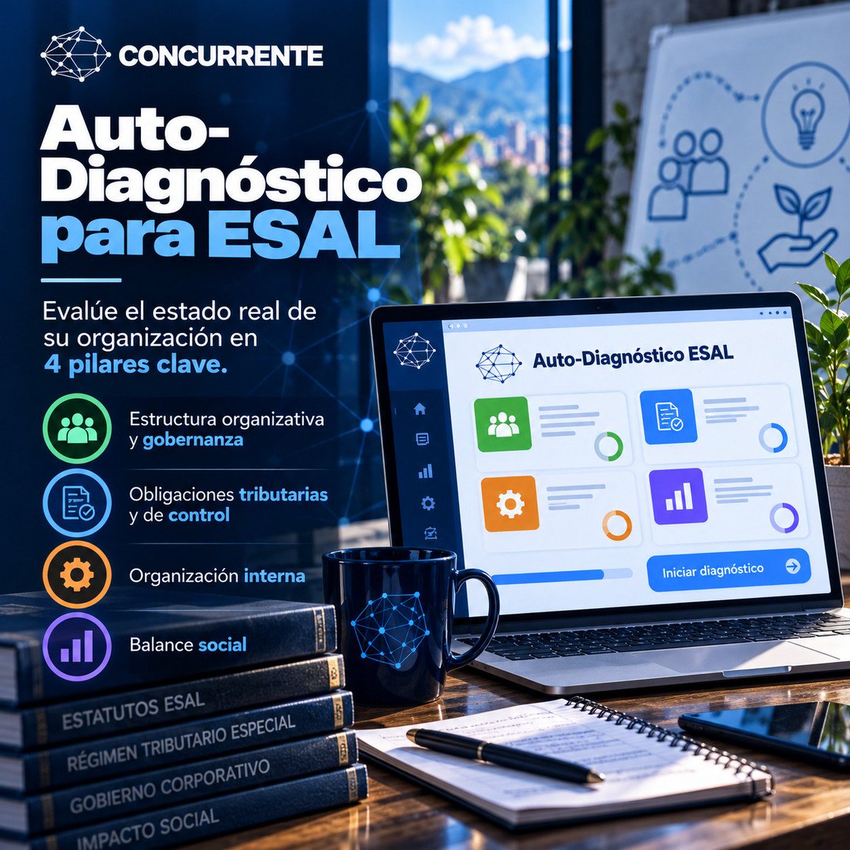 CorpConcurrente's tweet photo. ¿Tu ESAL está al día con la DIAN y entes de control? 🏛️🛑 No dejes tu cumplimiento normativo al azar.

Usa nuestra herramienta gratuita de Auto-Diagnóstico y evalúa tu gobernanza, impuestos y balance social en minutos. 📊💻

Haz el test aquí: https://t.co/XpkDh2Etrt https://t.co/l3VDY1Qf8G