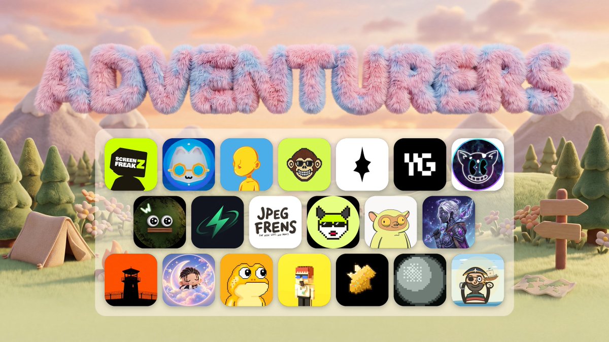 Web3Adventure's tweet photo. Alphabot's still down. We haven't slowed down once.

17–20/09/2026:

➜ @screenfreakz
➜ @thechip1s
➜ @apc_pfps
➜ @chimpzos
➜ @thousandcast
➜ @yieldgrid
➜ @GhostcatJoypad
➜ @W3BFROG
➜ @Signal_SGX
➜ @wearejpegfrens
➜ @foxhood_
➜ @sheersonrobin
➜ @RuneCraftWorld
➜ @GreatescapeHQ_
➜ @EnterNYX
➜ @zecfrogs
➜ @zecbuddies
➜ @hashdigger_rh
➜ @sigilartnft
➜ @ArcFleetNFT

New batch daily. Tune in. ⛰️