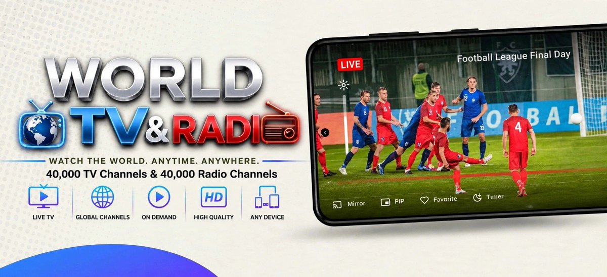 Russell96561412's tweet photo. @tekkersfoot Wolrd tv and radio app 40k live tv streams and 40k radio free app no limits play store https://t.co/EaZsZpf9jJ https://t.co/rDn2zoo7A5