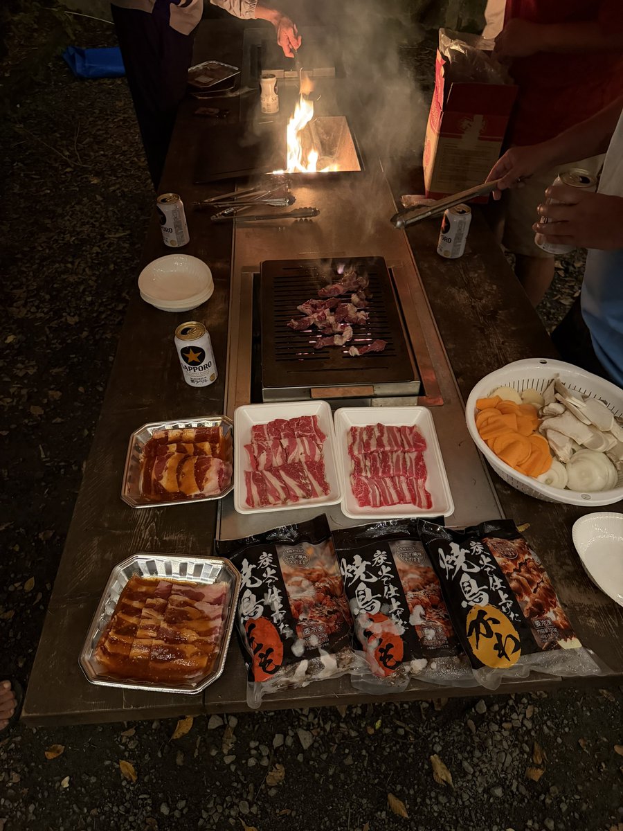 Lollipop_krm's tweet photo. SPARK DAY2終わり、BBQでした！ https://t.co/J4ZhQbpvLQ