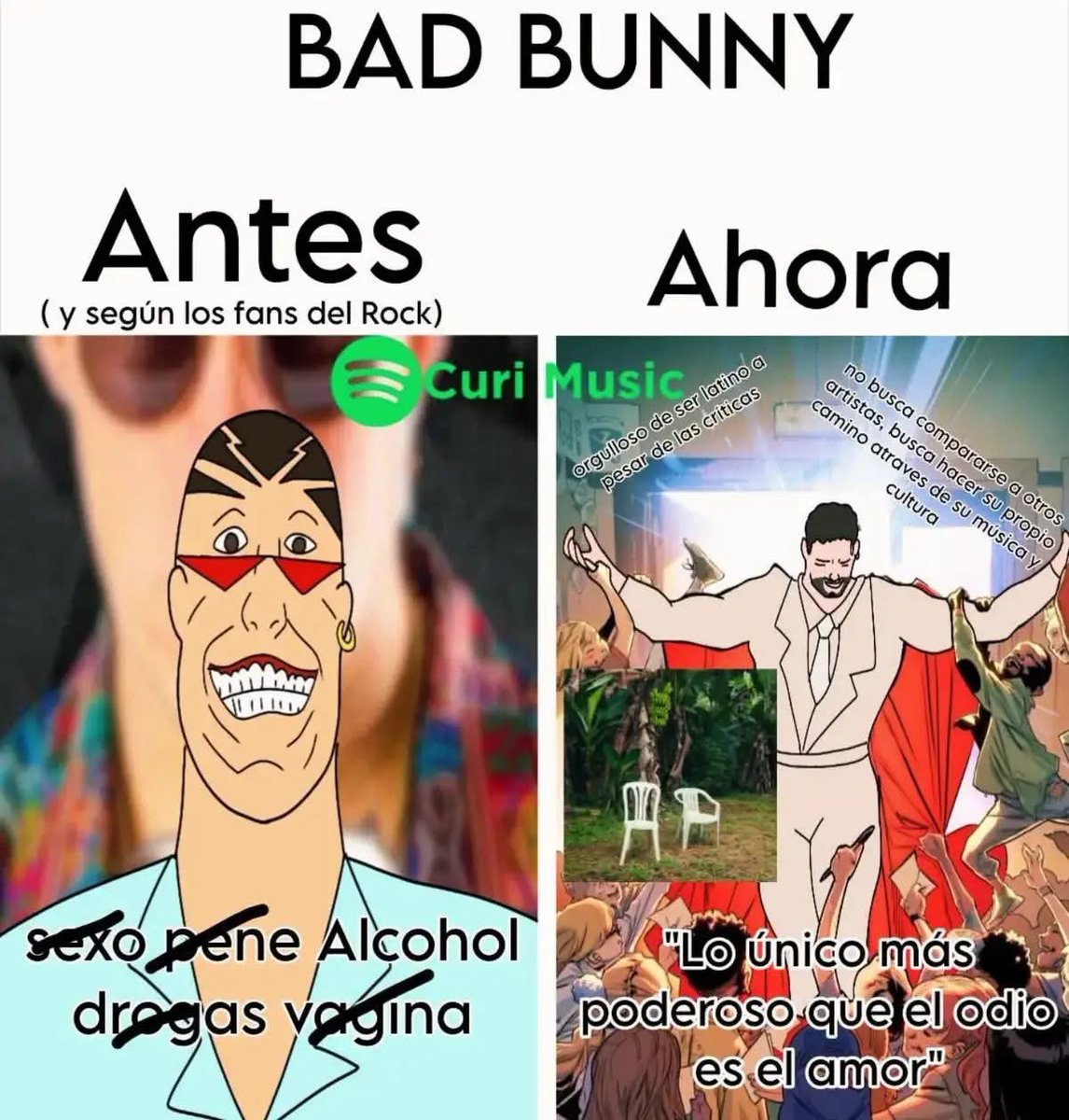 Mowgli420's tweet photo. Bad bunny es god https://t.co/6bpFjuSes7