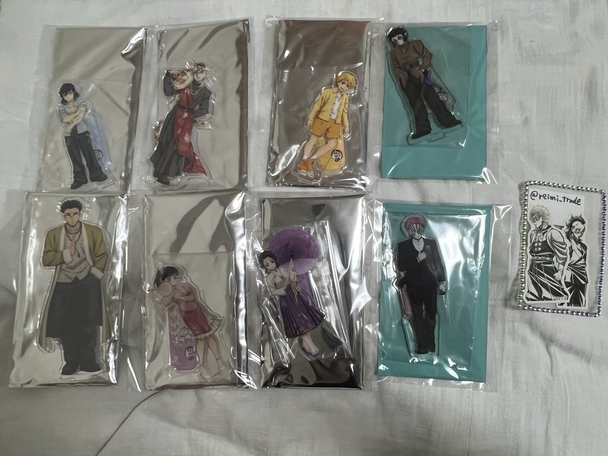 reimi_trade's tweet photo. 【交換・譲渡】鬼滅の刃 新繹シリーズ 中国限定 ポップアップ アクスタ アクリルスタンド

譲:童磨★/善逸/伊之助/悲鳴嶼/しのぶ/カナヲ/獪岳/猗窩座

求:同種 実弥/玄弥各1 or 1点 1,900円

都内手渡し優先(詳細画像2,3)
検索からもお気軽にお声掛けください。 https://t.co/GUVizjjyVP