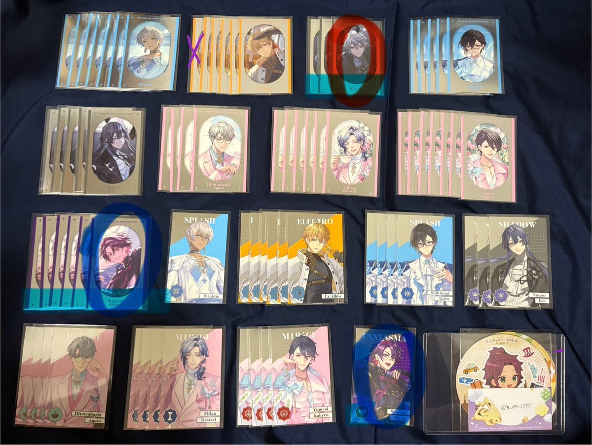 5_khd7's tweet photo. @ta_ruto2585 初めまして、検索よりお声掛け失礼します。
1枚目を所持しているのですが、🔴(ノスタルジア＞メタカ)と交換可能なものはございますでしょうか？
また、もしお求めでしたら2枚目の異種もご提供可能ですので、併せて交換可能なものがございましたら、🔵含む纏めての交換もご検討いただけますと幸いです。 https://t.co/r9brGjL0wG