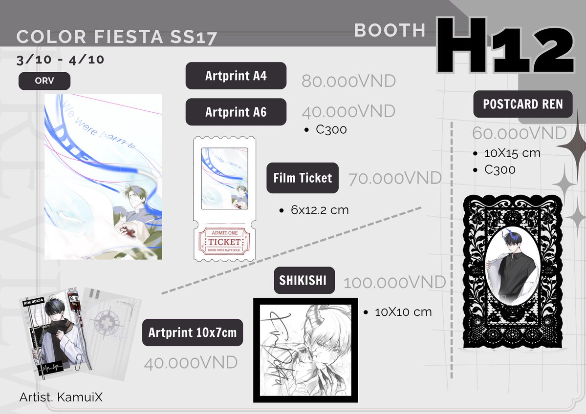 kamuix_22's tweet photo. Color Fiesta 17 in Vietnam • Merch Menu
❤️Booth: H12,
❤️Color Fiesta 17, Ho Chi Minh city, Viet Nam
❤️03-04/10
#Cofi17 #ColorFiesta #Cofiss17 https://t.co/5OtRFvu8u6