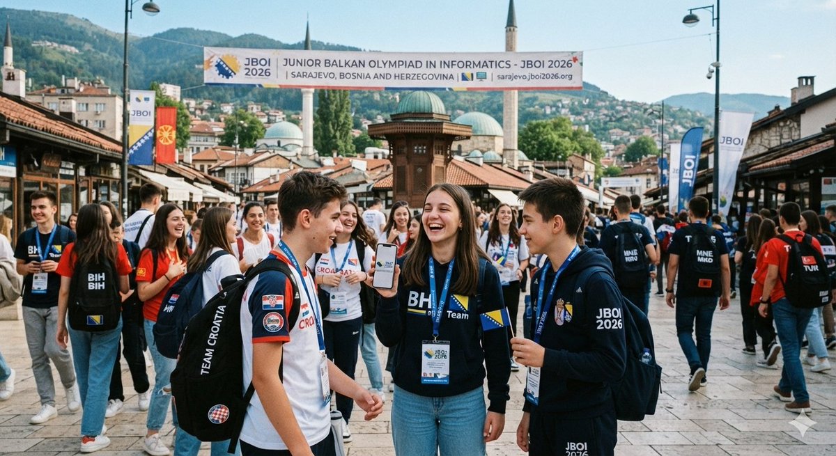 MarkoPetrorlovc's tweet photo. Sarajevo je ovih dana puna mladih informatičara iz cijelog regiona. 🇧🇦💻
Baš mi je lijepo vidjeti da se JBOI 2026 održava upravo ovdje. Nadam se da će Sarajevo ostaviti lijep utisak na sve učesnike. ❤️
#Sarajevo #BiH #JBOI2026 #Informatika https://t.co/iTvO2zsUFn