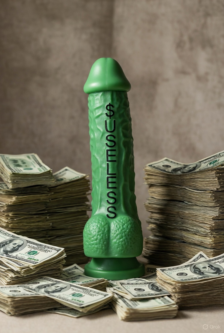 eatsether's tweet photo. $USELESS big green dildo incoming https://t.co/6qCoprcC0V