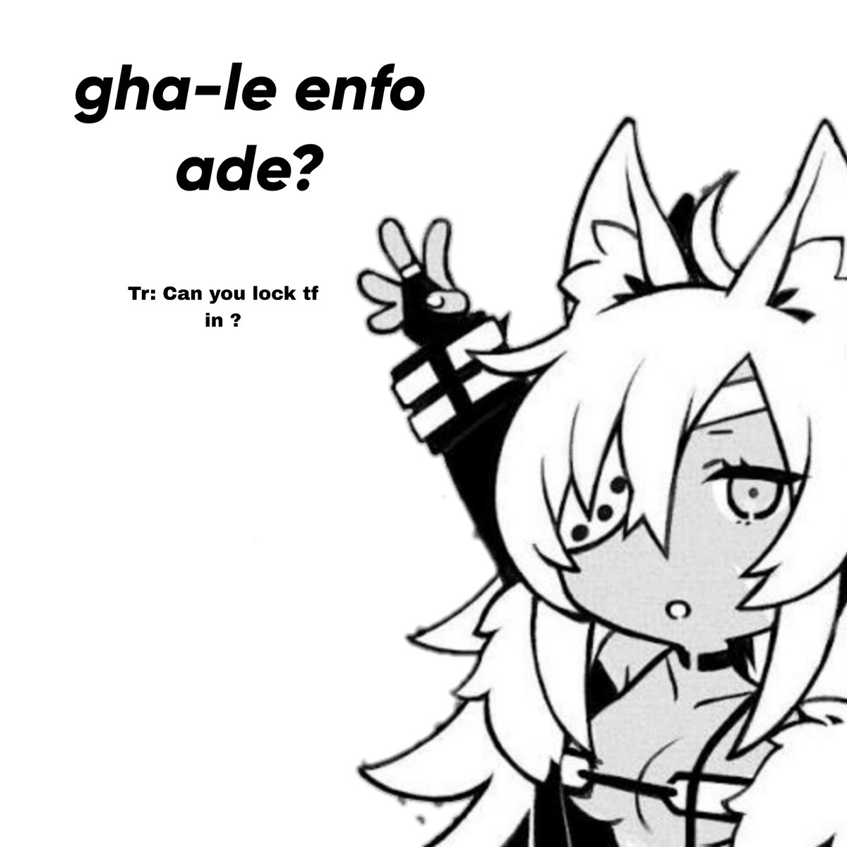 TRIBEBLADE's tweet photo. ⠀

    《🛡》debating on whether or not to make her say "nya" from time to time or make it some sort of stereotype that she hates . . .

⠀ https://t.co/kXpo8kx13W