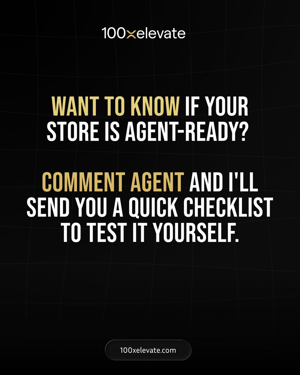 100xelevate's tweet photo. Treat AI agents like a crawler, and you lose visibility.
Treat them like a new kind of customer, and you are ahead of most of your competitors. https://t.co/0d6ydM47Nq