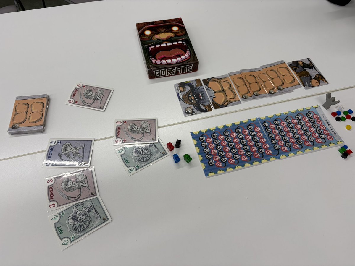 MrandMrs_Games's tweet photo. 『かにパニ』@TsukiakariGames 
“カニ”しか言えないパーティゲーム

『スペルバーン』@Time_Eater_BG 
マナを集めスペルを獲得するセットコレクション

『TRiCK OF GORiATE』@sirhashibiro 
算数パズルでゴリアテの背を伸ばせ https://t.co/L0jwDIngaP