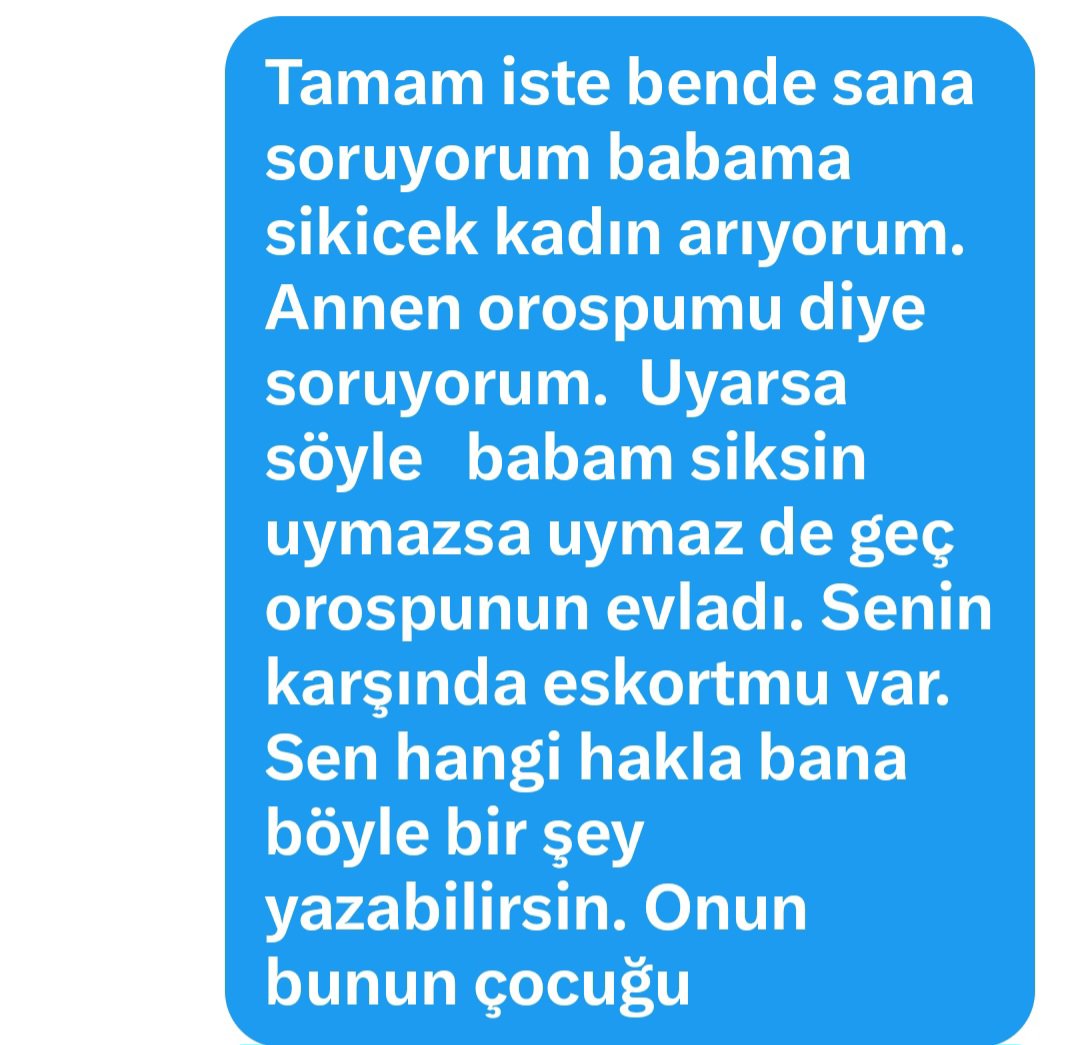EBRUEBUUS's tweet photo. Orospu çocuğu. 📣📣📣📣 https://t.co/y3bFcLJUI2