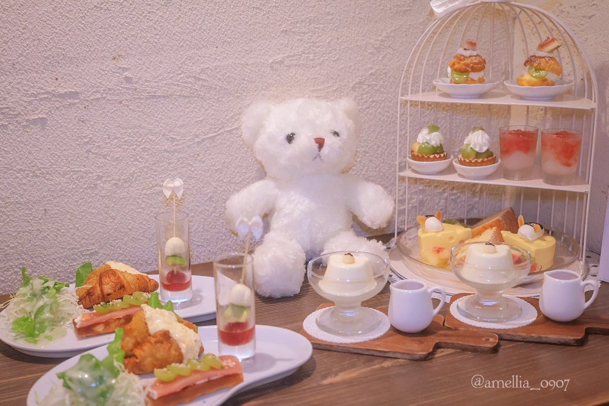 amellia_0907's tweet photo. あめちゃんを連れて、友達とアフタヌーンティーしてきました☕️
(お店にドール持ち込み許可いただいてます🙆)
#imdadoll https://t.co/6Ey3guGyTt