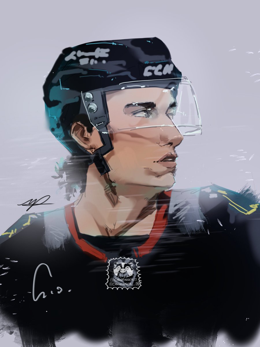 chknfinger_'s tweet photo. Genuinely a life changing photo I had to draw it. 

I can’t find who took it so if anyone knows who took it PLEASEE lmk, but credits to whoever took the photo. 

Here’s my drawing of Captain Conductor Connor #bedard 😍. #nhl #connorbedard https://t.co/hHQ0OpXXH0