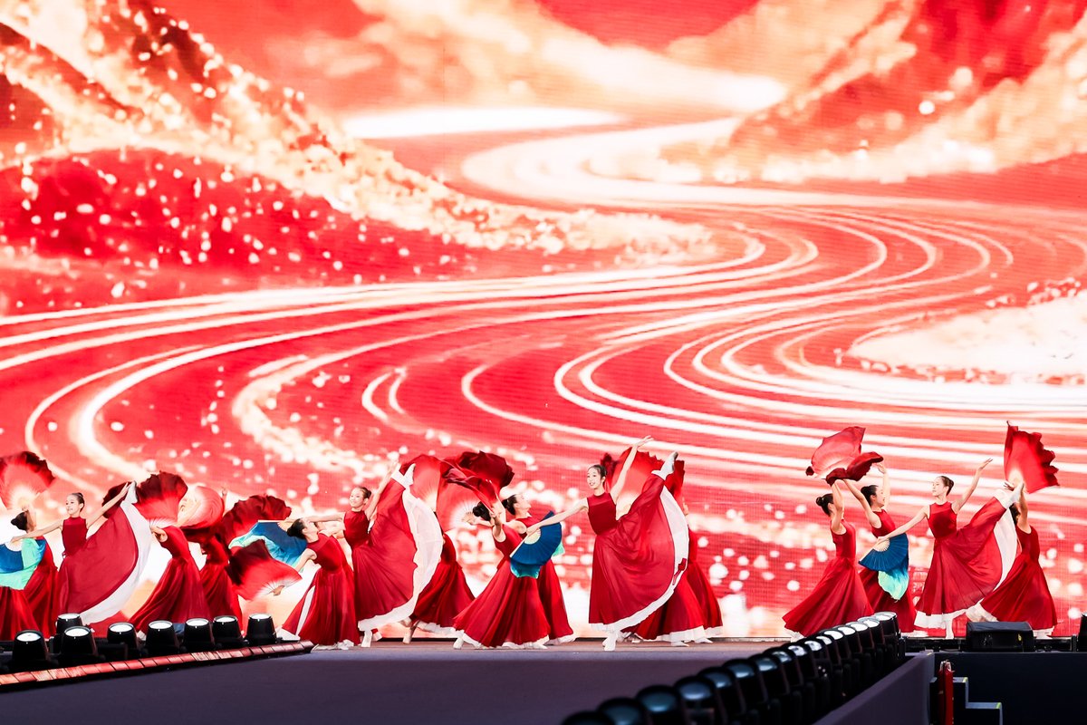 WorldSkills2026's tweet photo. What a way to open WorldSkills Shanghai 2026!

Youthful energy, incredible performances and skills from across cultures and generations filled the stage. With delegations from around the world gathered for the celebration and spectacular visuals lighting up the city, the WorldSkills Shanghai 2026 Opening Ceremony was a vivid showcase of what WorldSkills is all about: skills, creativity, passion and the people behind them. Now the Competition begins! @WorldSkills