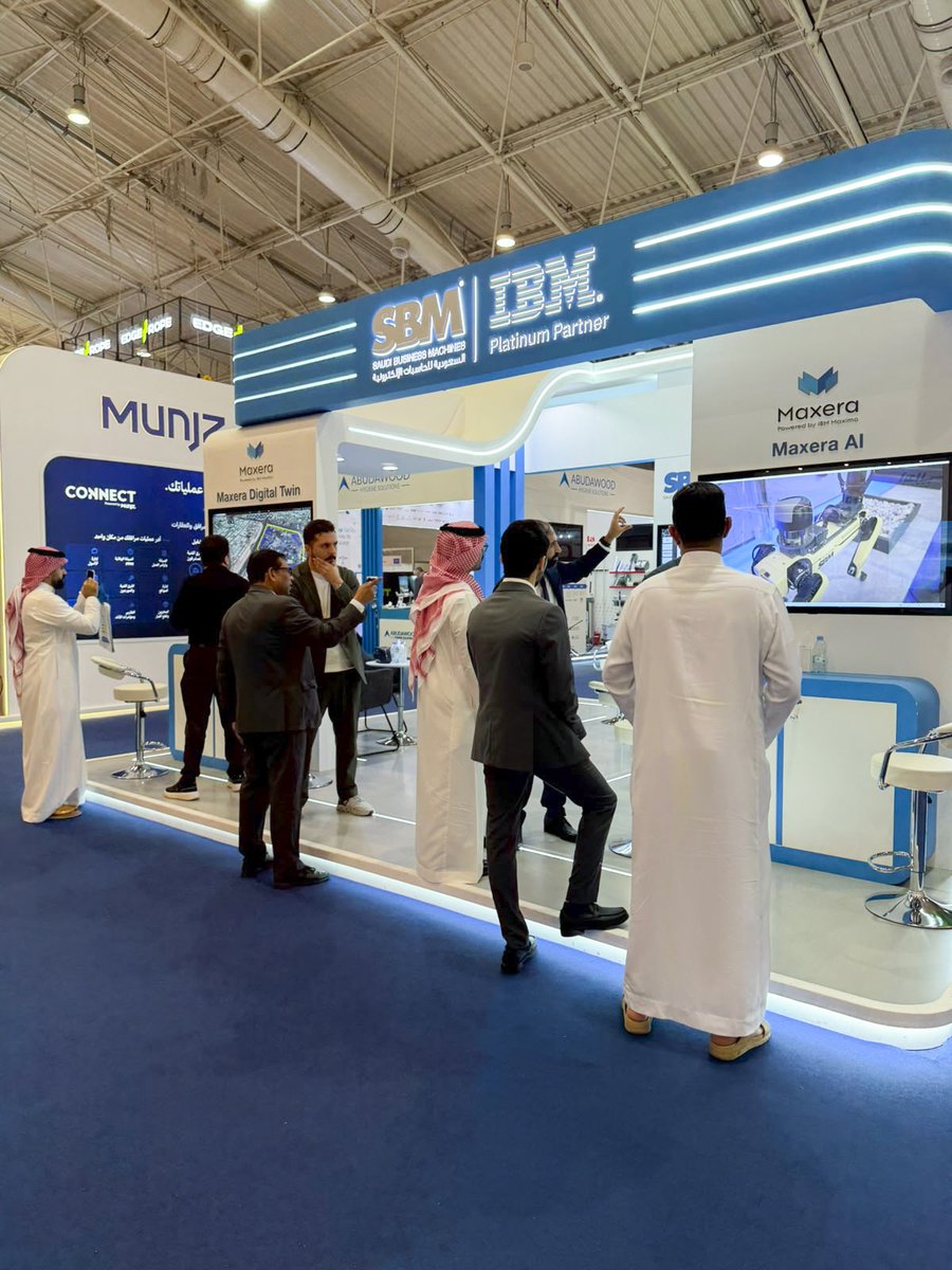SBMsaudi's tweet photo. 3 days of big ideas, great conversations, and live demos. That’s a wrap on @Sfma_Expo 2026

Thank you to everyone who stopped by the #SBM booth to discuss the future of asset management with us.

Want to learn more about #Maxera? Get in touch. https://t.co/b02IFCiywn

#IBMMaximo #SFMA