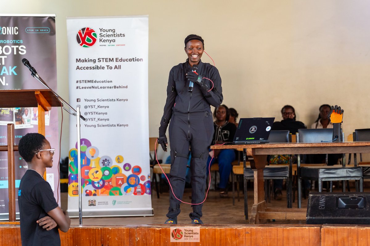 YSTKenya's tweet photo. This International Week of the Deaf, we’re opening up conversations around creating inclusive spaces for deaf people. In our mission to ensure that #STEMEducation is accessible to all, we have had deaf students participate in our school outreaches and at the National Exhibition. https://t.co/cljYGHnPRG