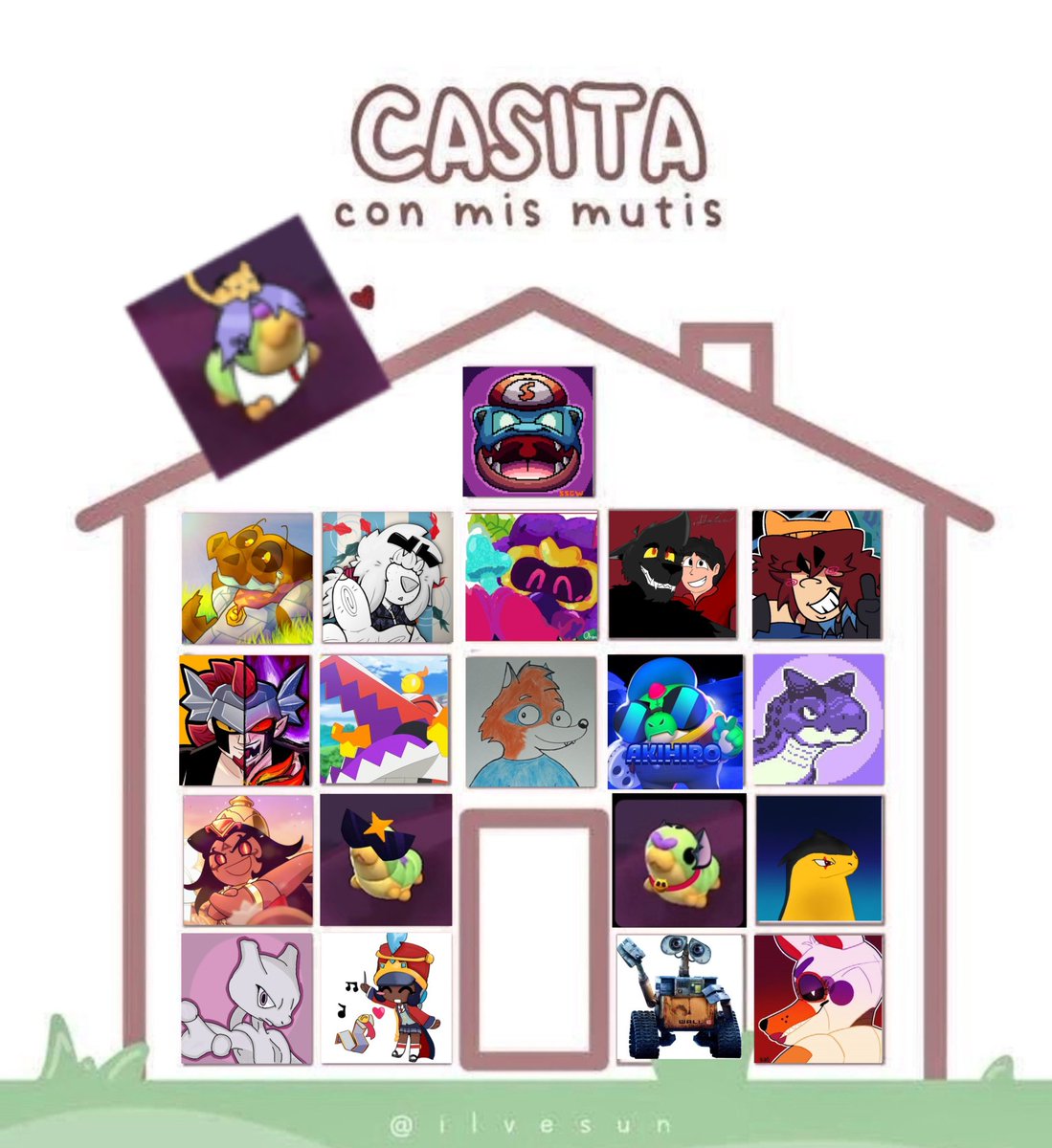 Milouser390's tweet photo. Ya está completo la casa https://t.co/6c6bmmvcTO