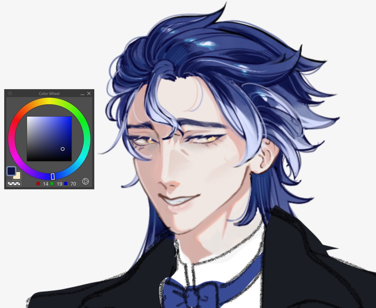 nyctricia's tweet photo. got curious what flins would look like with his hair back ... https://t.co/6ahfTAuBBJ