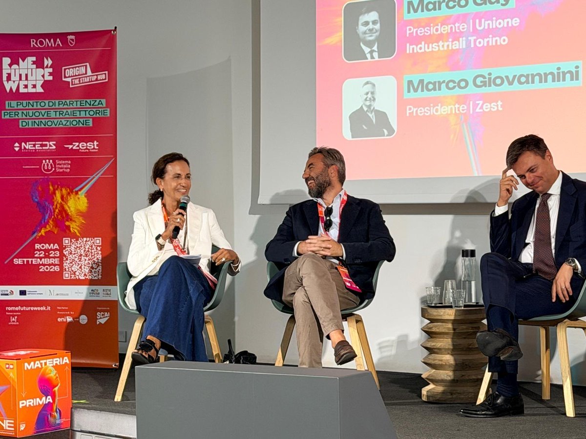 NewsUnindustria's tweet photo. 📸 In #Zest con “Origin – The #Startup Lab, l’hub dedicato a startup, #innovazione e imprenditorialità”: oggi all'interno della #RomeFutureWeek.

Scopri di più:
👉 https://t.co/iWf0ORz203

#22Settembre #RFW2026 #Unindustria https://t.co/Xv8LjdYu2t
