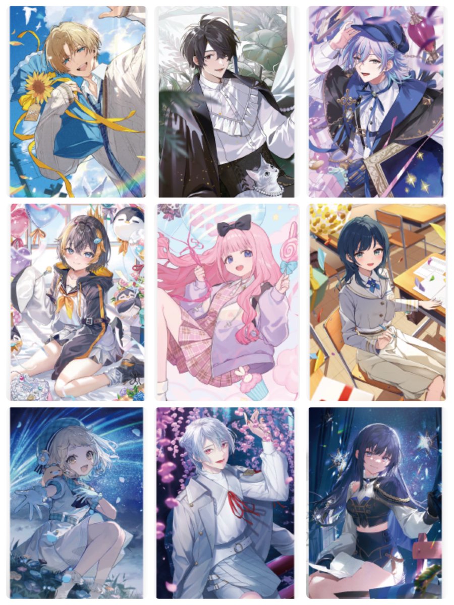 ns0k_nn's tweet photo. 【交換】にじさんじ ノスタルジアコレクション2026 ランダムコレクションカード

譲)画像１枚目

求)画像2〜4枚目(各1)
2枚目は上段ほど優先度が高いです

郵送希望
纏めての方優先
赤線は2枚目の上2段との交換希望

お気軽にお声掛けください
よろしくお願いいたします https://t.co/iV9A1yAZ75