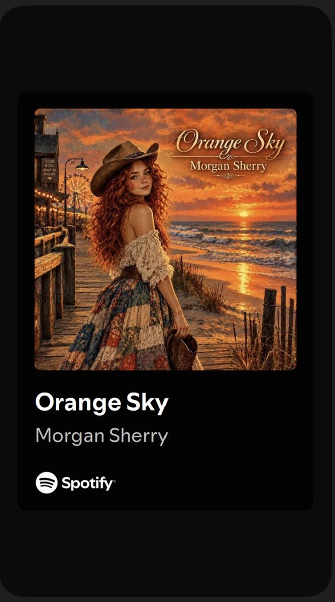 MorganSherry_X's tweet photo. i …

wrote
“Orange Sky”
to pay tribute to
the so-called
“Girl Groups”
of the sixties

something about the sound
moved me blissfully
as a child listening to this music

innocent love, naive longing
hope and wanting

hand clapping, backup singers 

beat, pulse

my heart

#Music https://t.co/7pyZ9rUGAu