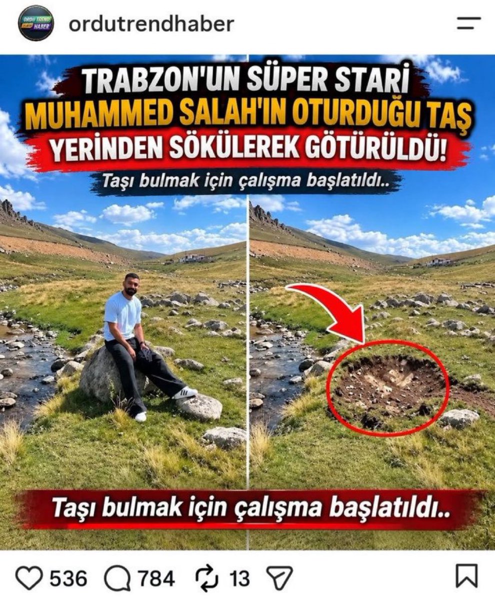 Akaya_Denizz's tweet photo. Salah’ın oturduğu taşı sökmüşler 😂😂 https://t.co/yirS26V7xp