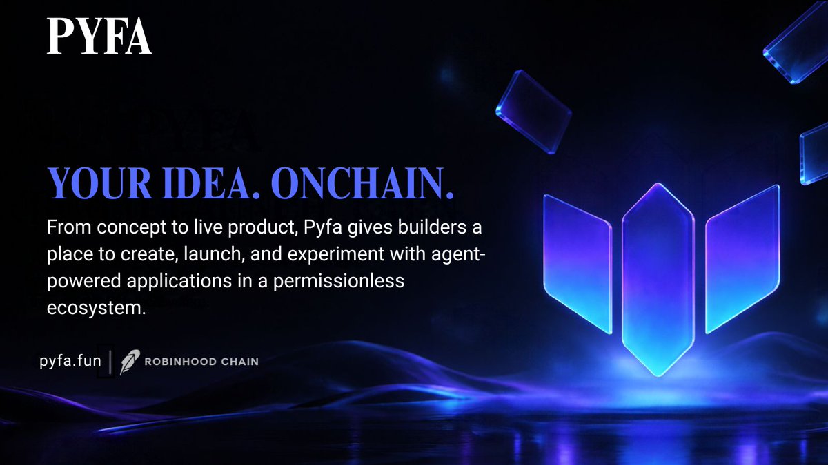 Pyfa_Fun's tweet photo. From concept to live product. 

Create, launch, and experiment with onchain agents. 

Build permissionless apps. https://t.co/u0ykOmReqj