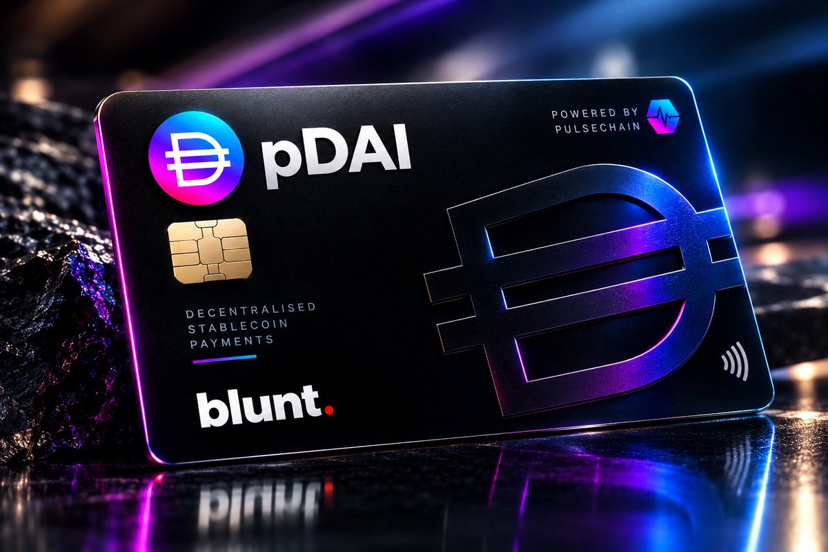 DeepPulseVibes's tweet photo. pDAI payments are now live on Blunt Cash, enabling PulseChain users to pay directly for online purchases.

#PDai on #PulseChain &amp; #Bluntcash https://t.co/8wBK6qlDm3