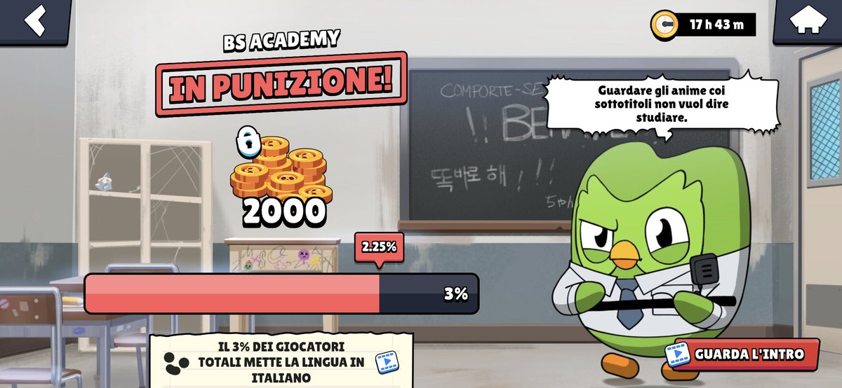 ArefTheOne90's tweet photo. @BrawlStars Davvero, mi piace l'italiano più dell'inglese.

#BrawlStars #Duolingo https://t.co/ZRnlbYV8J6